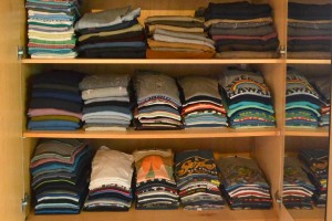 -this is Boaz's closet....mine is the oposite